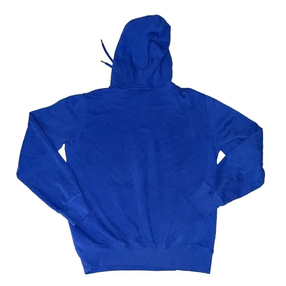 The North Face Mens Hoodie Size S Kangaroo Pockets Drawstrings Pullover Blue